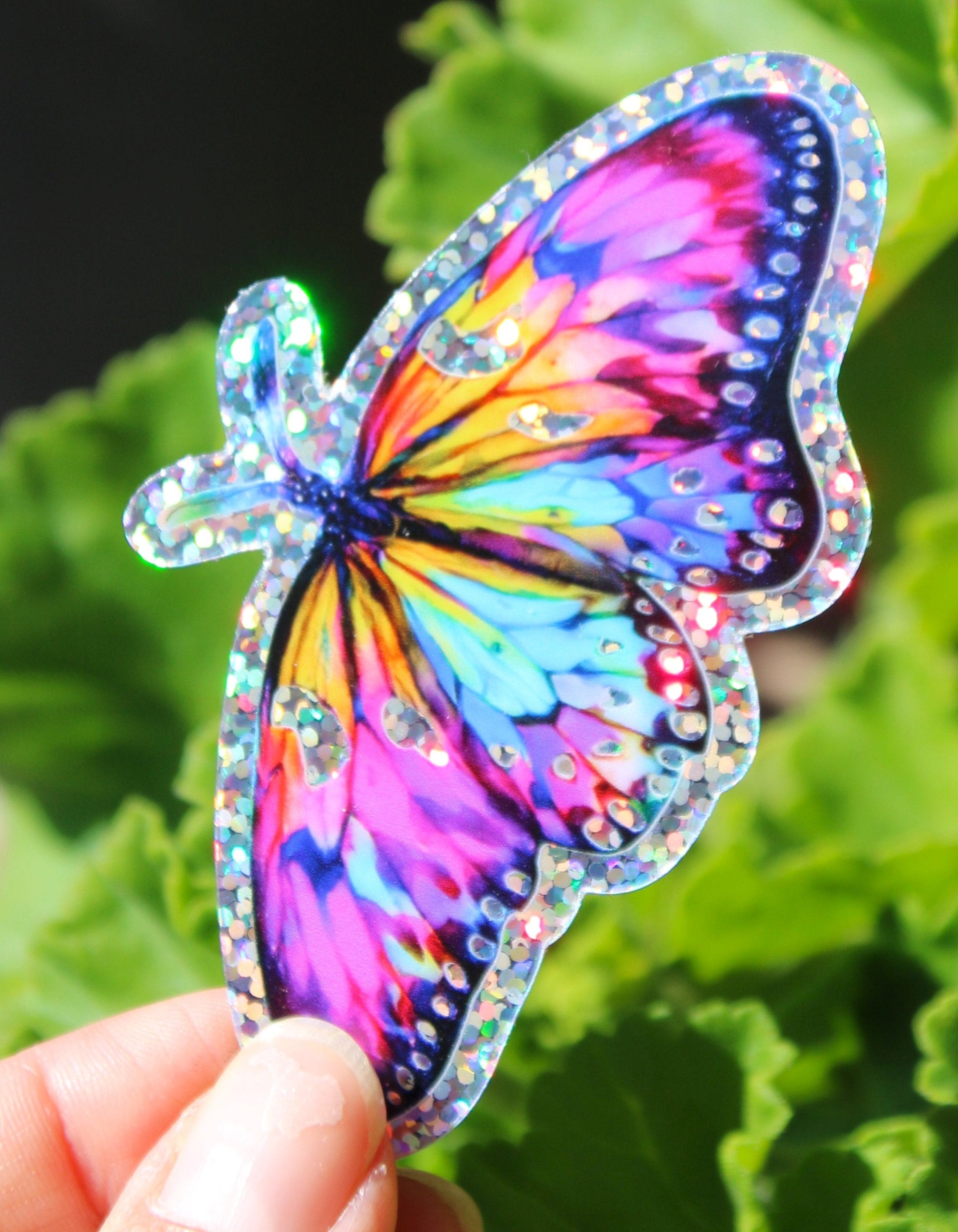 Glitter sticker Butterfly