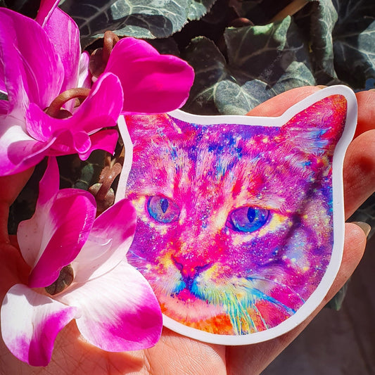 Sticker- mam cat