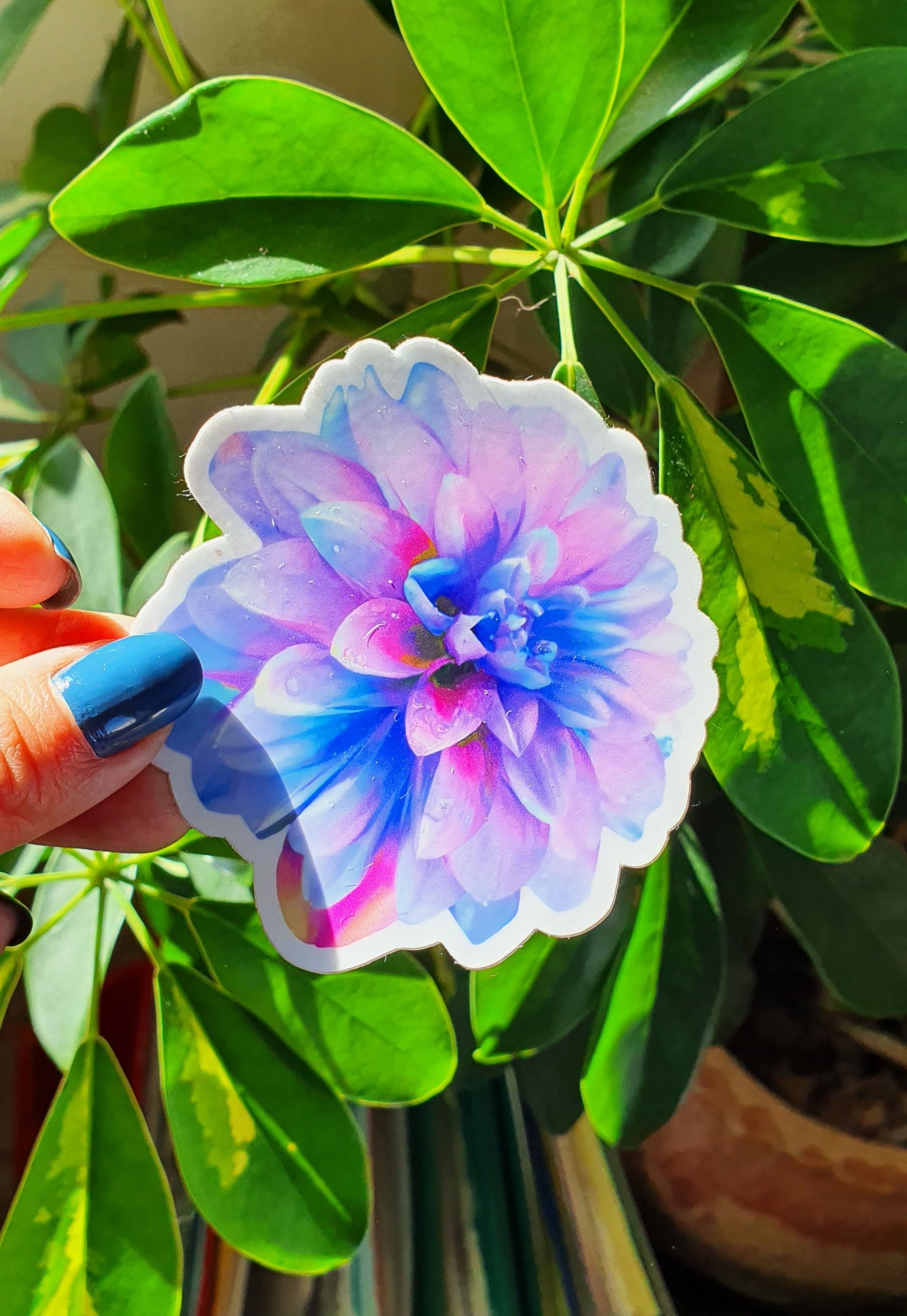 Sticker - Purple flower