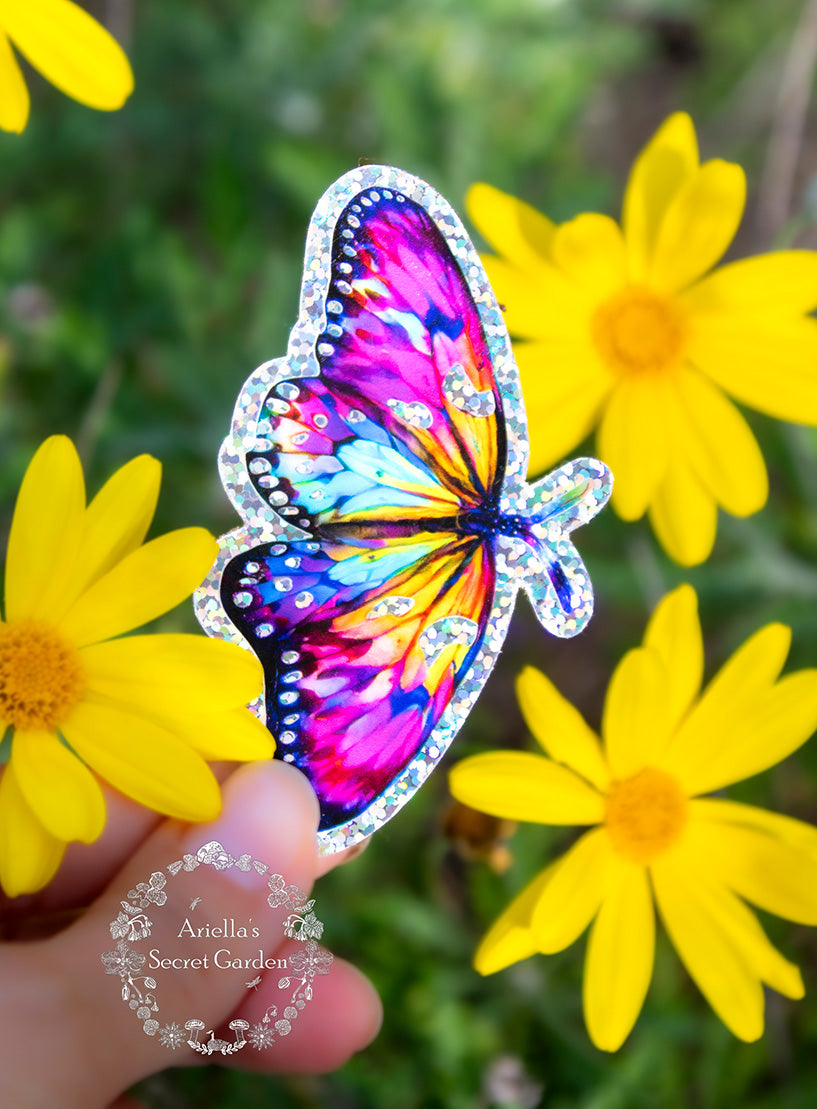 Glitter sticker Butterfly
