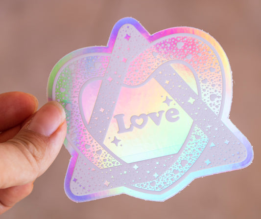 Holographic sticker - Adoption symbol