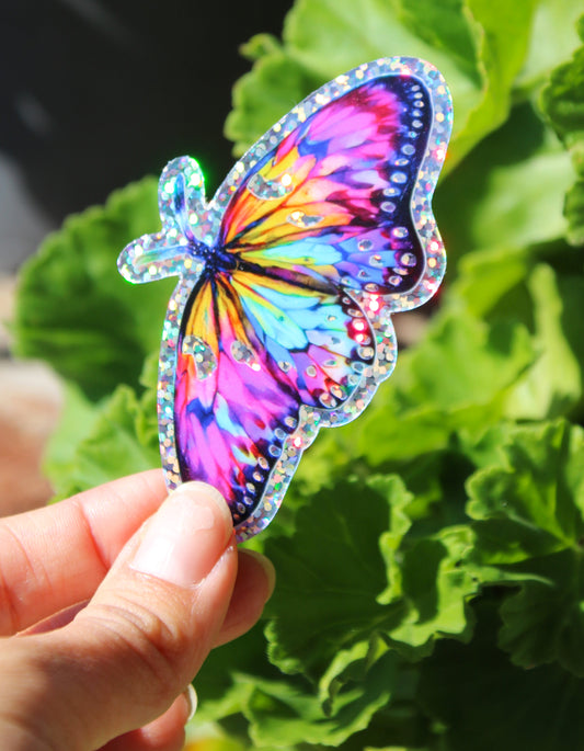 Glitter sticker Butterfly