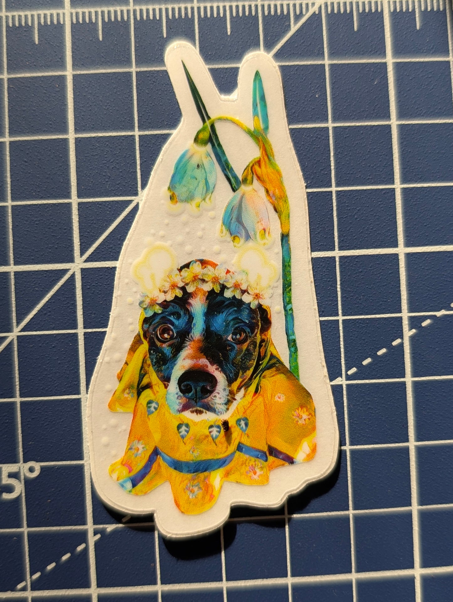 Sticker- Clear - Fairy Dog