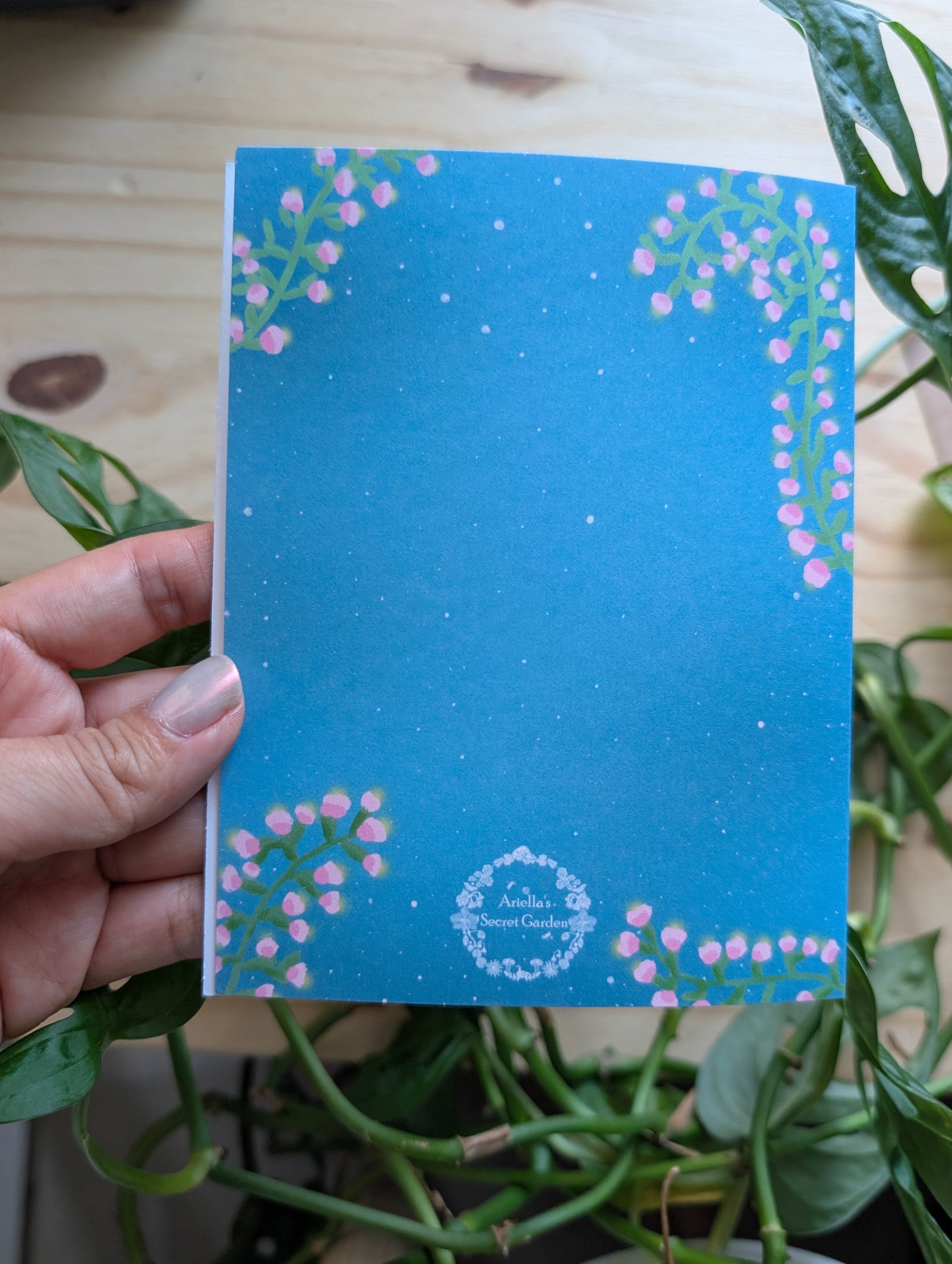 Greeting card - Pink Cat