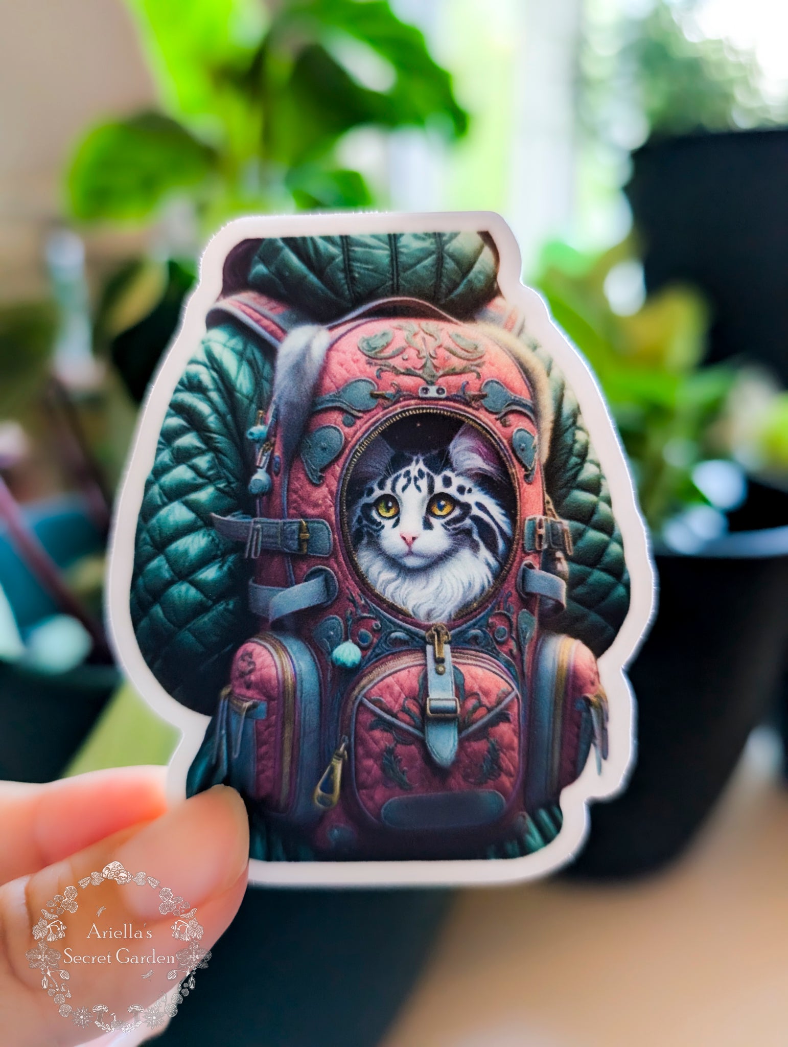 Sticker - Cat in Bag