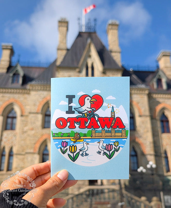 Greeting card - I love Ottawa
