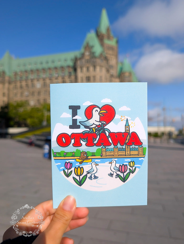 Greeting card - I love Ottawa