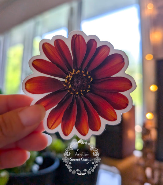 Sticker- Red Flower