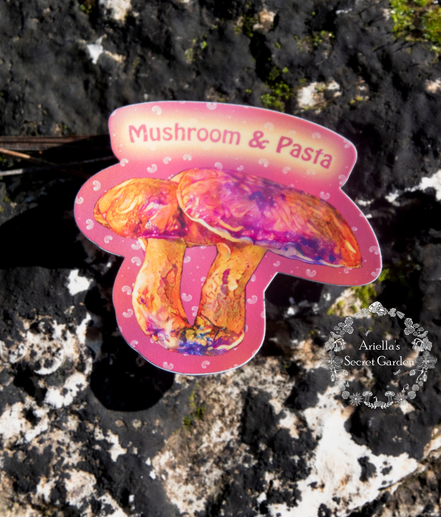 Sticker - Mushroom Pasta