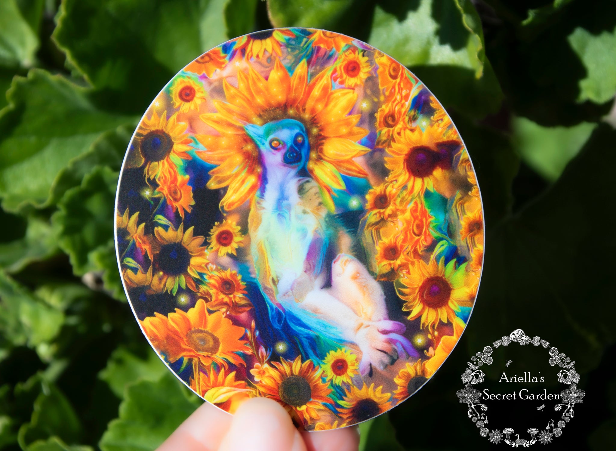 Sticker - Sunflower lemurs